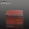 High-End Wood Grain Magnetic Flip Watch Display and Storage Box