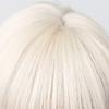 Wigs Straight Haircube Short Synthetic White Platinum Fiber Wig With Bangs For Women Daily Cosplay Heat Resistant Wigs