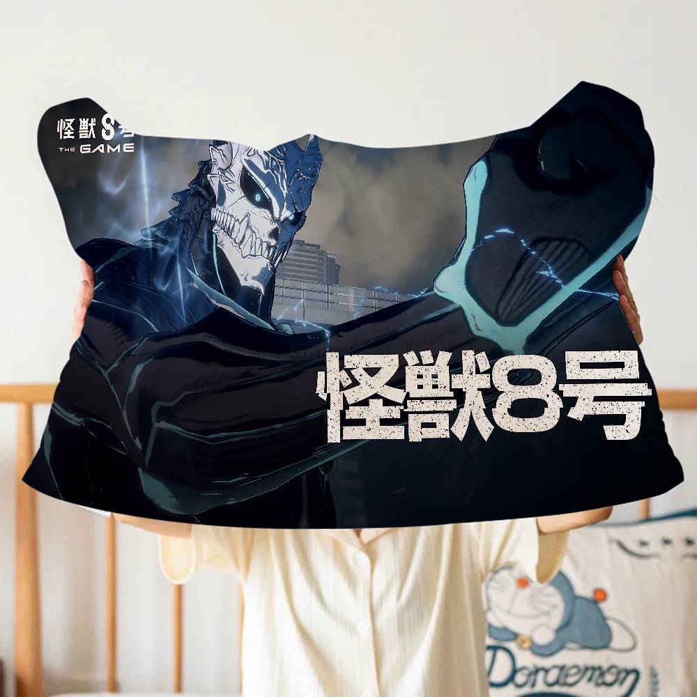 Animation K-Kaiju No.8 Quick-Drying Polyester Pillowcase, Non-Slip, With a Secure Design New Style Anti-Scalp Oil Tie.
