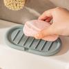 Silicone Soap Dish Holder Creative Soap Plate Easy To Clean Soap Container  Home Decor