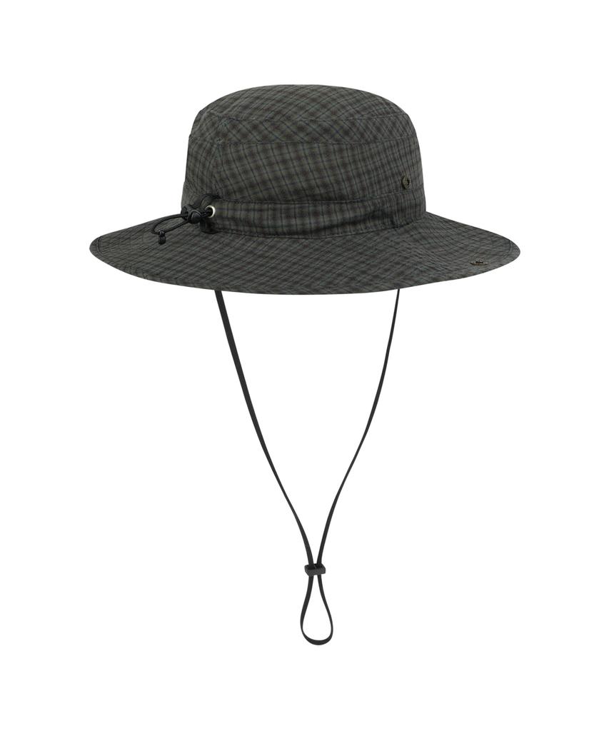 Sseonleobeutueo Check Pioneer Bucket Hat Brown