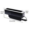 Car Seat Gap Filler Multifunctional Auto Seat Crevice Filler With 2 USB Charging Ports Reusable Console Side Pocket Organizer