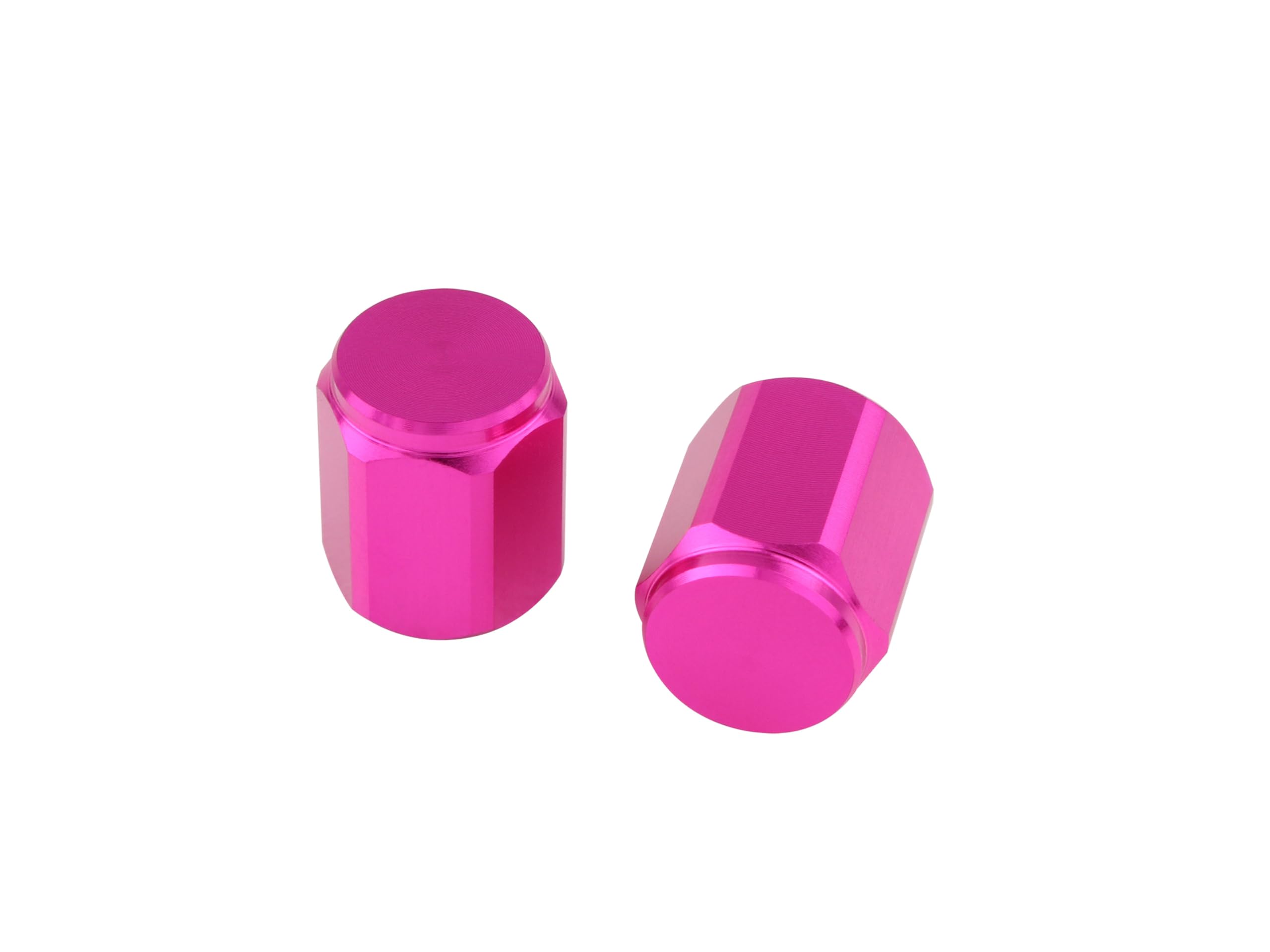 

POSH FAITH 000804-32 Motorcycle Supplies Hex Air Valve Cap (Plain/2 Pieces) Pink розовый