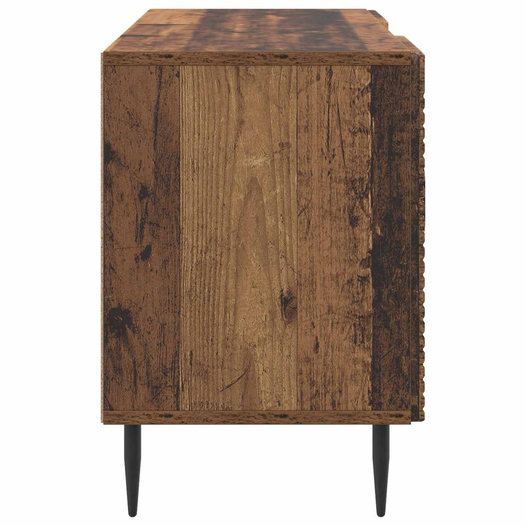 Vintage Style TV Stand Made of Reclaimed Wood 102 x 34.5 x 50 cm Particleboard