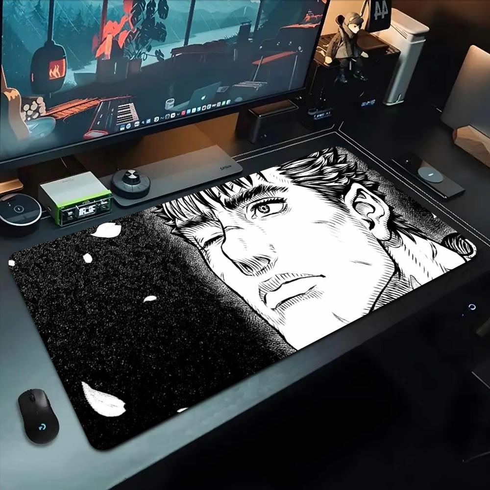 Berserk Mauspad 500X1000 mm Großes Gaming-Mauspad Gamer XL Gummi Otaku Tastaturpad Laptop Schreibtischmatte
