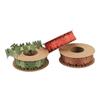 3 Rolls Fall Ribbons for Crafts 3 Color DIY Wreath Gift Wrapping Bouquets Decorations Maple Leaf Thanksgiving Autumn Ribbons