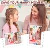 3 Pcs Magnetic Photo Frames with Stand Acrylic Scalloped Picture Frame Clear Magnetic Photo Frame Multifunctional Magnet Picture