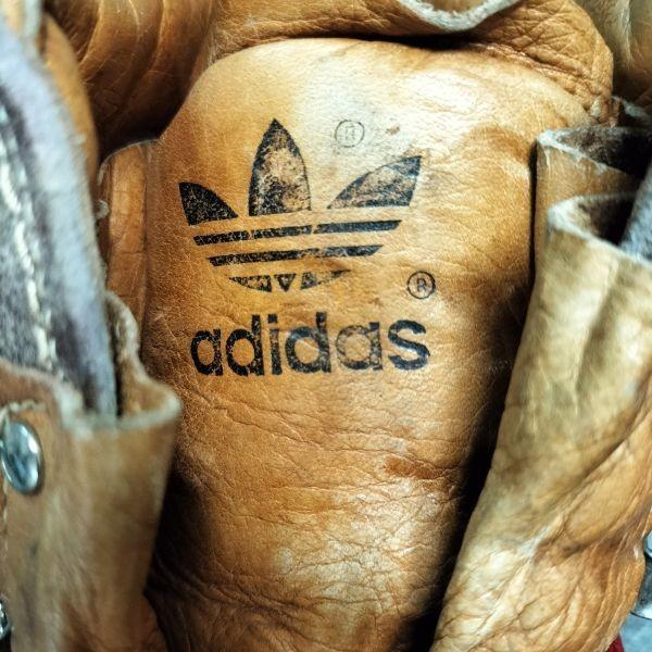 Vintage Adidas Leather Hiking Trekking Boots Brown Size 9.5 28.0cm(USED)