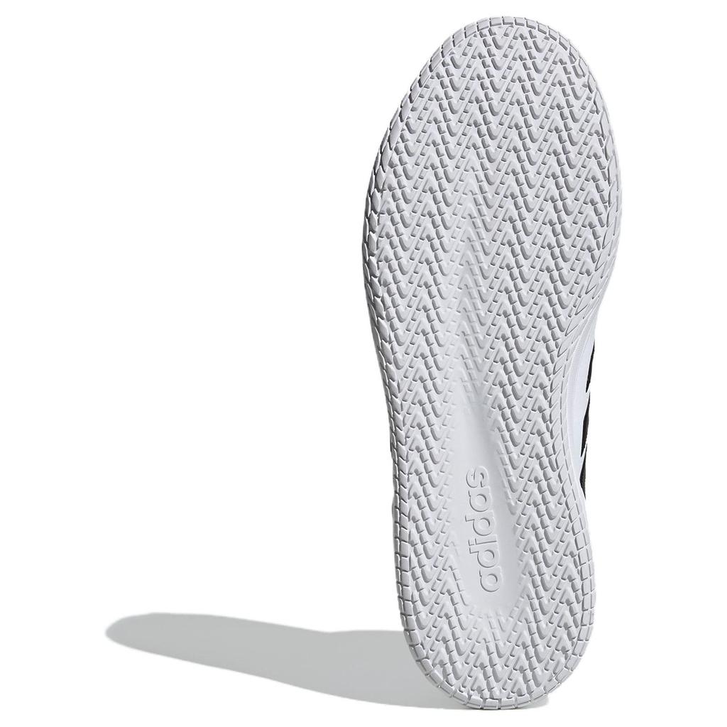 Adidas Gametaker Συνθετικό Δέρμα Μινιμαλιστικά Ευέλικτα Απορρόφηση Κραδασμών Ισορροπία Ελαφριά Mid-Top Ρετρό Παπούτσια Μπάσκετ Ανδρικά αθλητικά παπούτσια Λευκά EG4235