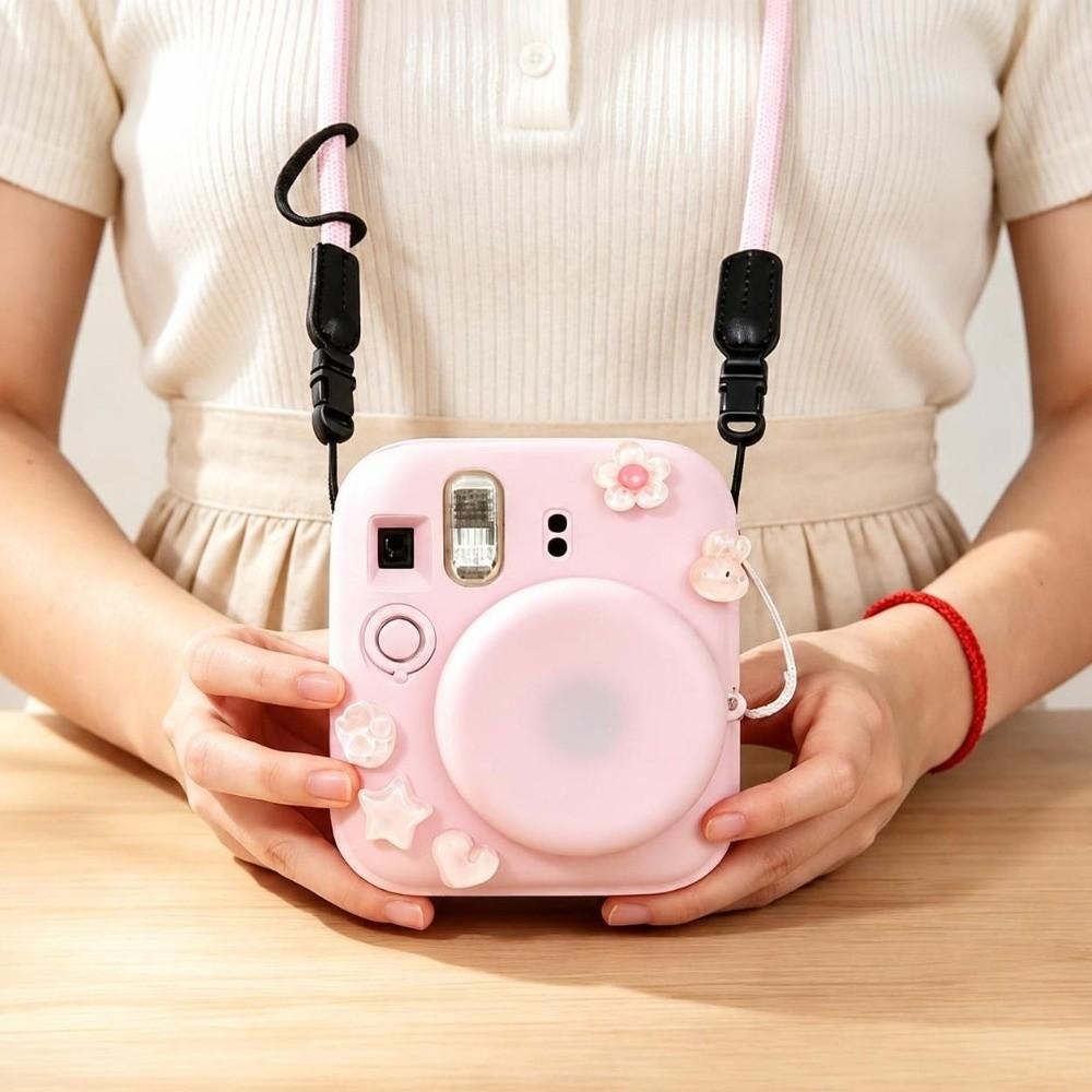 with Lens Cap Instant Camera Cover Protective Shell for Fujifilm Instax Mini 13 Travel Photography