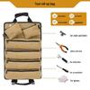 Garden-Style Electrician & Carpenter Roll-Up Tool Bag: Multifunctional Hanging Storage Pouch