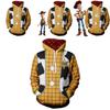 Toy Story 4 Cowboy Sheriff Woody Muster Pullover Hoodie Sweatshirt Mit Lebhaftem 3D Digitaldruck