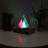 USB-wiederaufladbare LED-Pyramidenwürfel-Nachtlicht Mischfarbenwürfel Dekorative Tischlampe Nachttischlampe