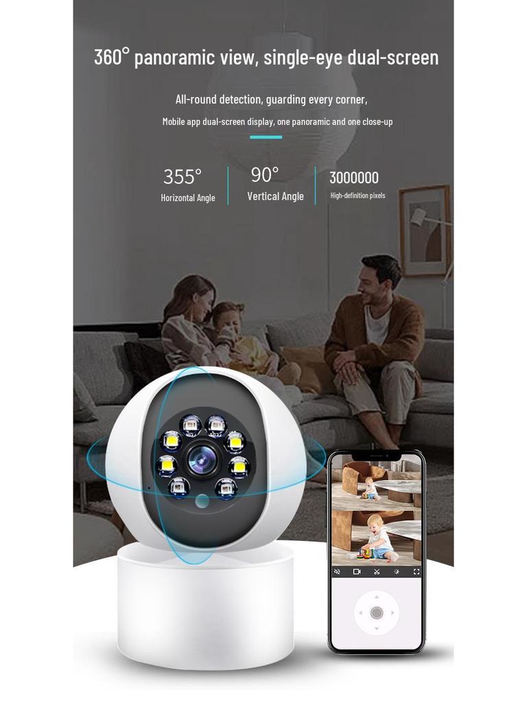 Wireless HD Indoor Baby Monitor with Night Vision