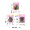 W89C Multifunctional Paper Clips Assorted Color Metal Paperclips File Paper Clamp Metal Bookmarks Clip for Office School