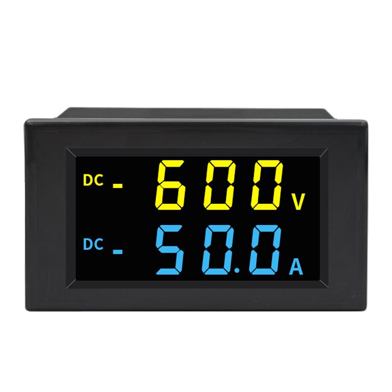 DC Voltage & Current Dual Display Meter with HD LCD (220V, Positive/Negative) D85-3050AG