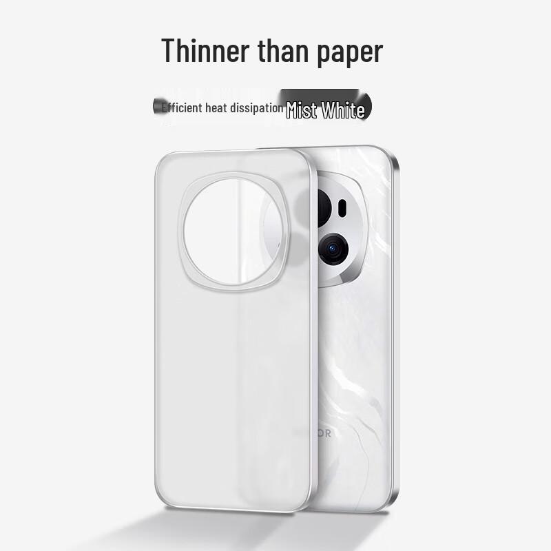 EDDGA Translucent Frosted Anti-Fall Phone Case for Honor Magic6 Series
