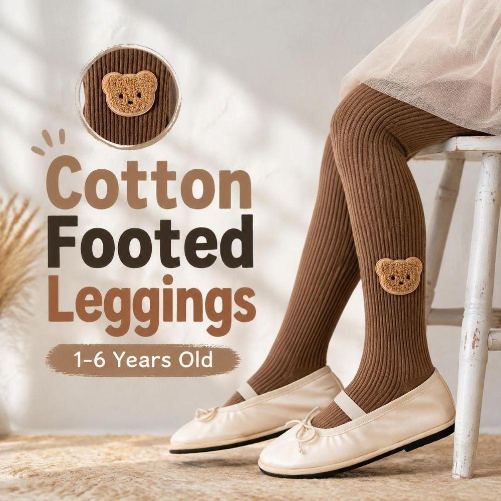 Baumwolle Baby Leggings Weiche Neugeborenen Lange Hosen Socken Mode Kleinkind Strumpfhose Mädchen 1-6 Jahre