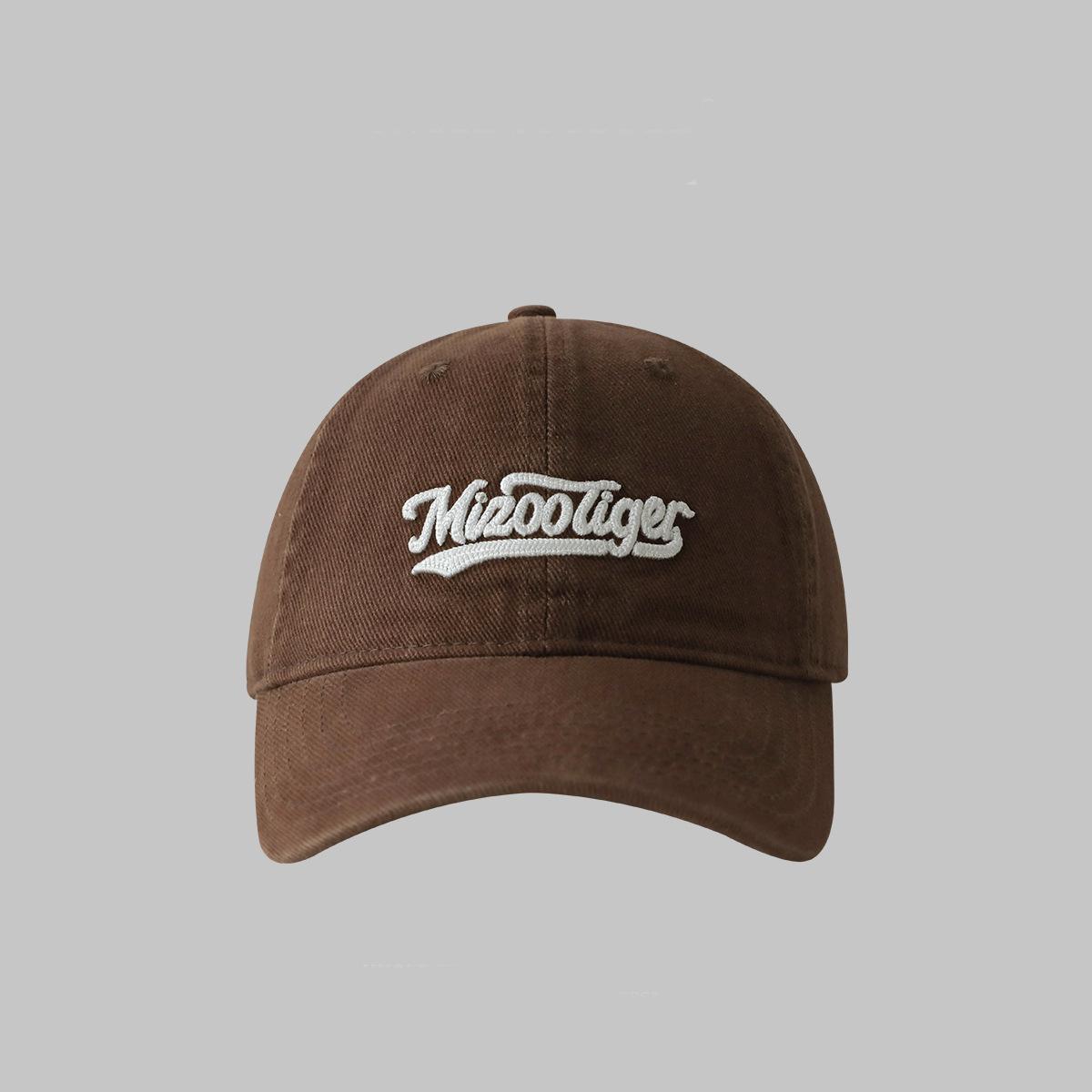 

Small Baseball Hat with Wide Brim Showing Face Pure Cotton Sun Hat Korean Style Trendy Soft Top Baseball Cap for Men and Women Adjustable