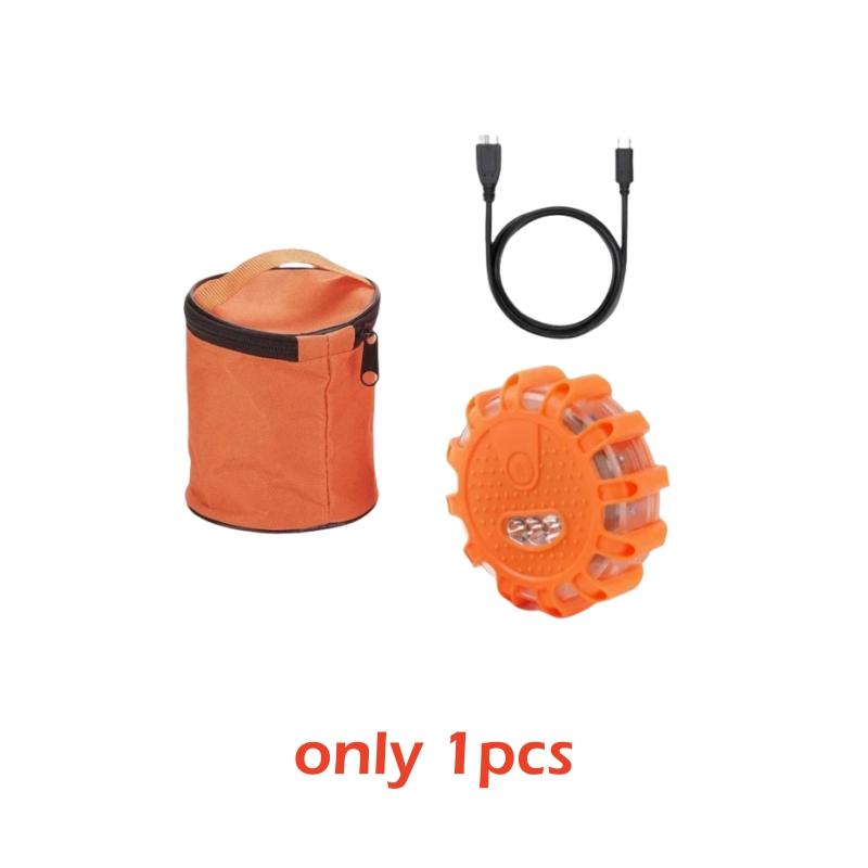 

Перезаряжаемые светодиодные дорожные фонари, аварийные огни для транспортных средств, проблесковый маячок, диск с магнитным основанием и крюком, кабель USB-C