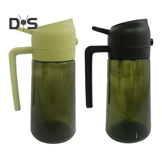 Ölsprüher zum Kochen, 470 ml Olivenölspender und -sprüher aus Glas, effiziente Ölkontrolle, multifunktionales Küchenwerkzeug für Heißluftfritteuse, Grillsalat