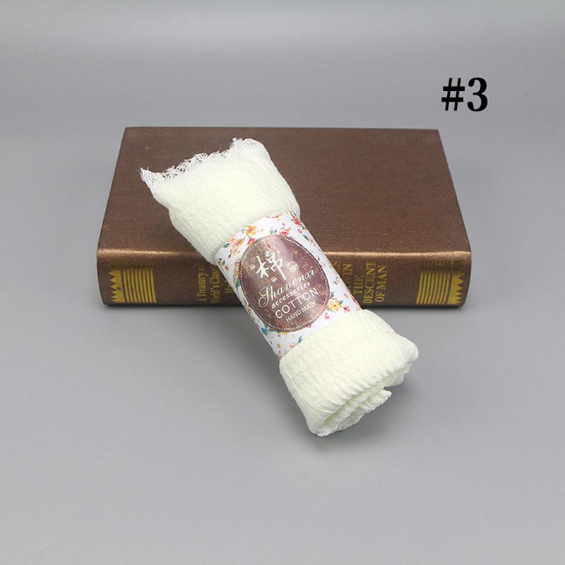 HUISHI Scarf Muslim Women Bubble Cotton Solid Islam Muslim Head Scarf Shawls and Wraps Female Foulard Crinkle Cloud Hijab