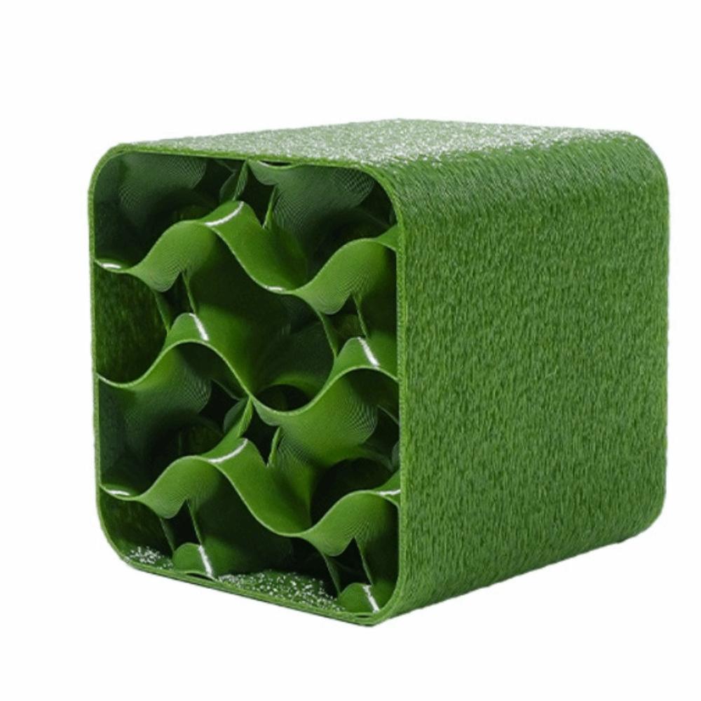 

Intricate Hollow Shrimp Shelter Brick Lightweight Aquarium Ornament Shrimp Hideout Fish Tanks зелёный
