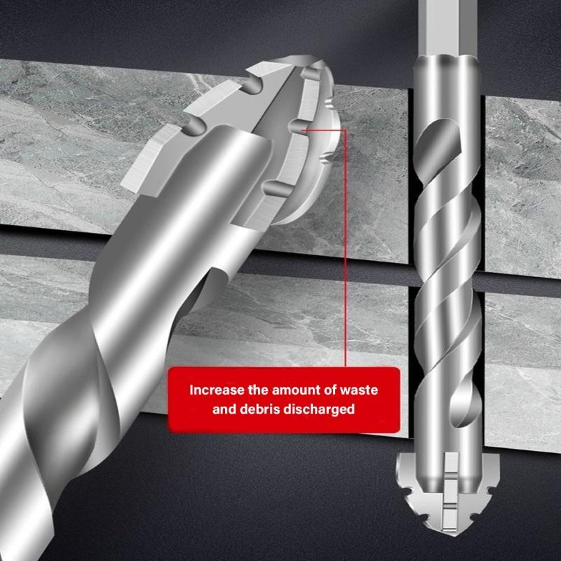 High Efficiency Titaniums Coated Steel Screwdriver Bit Set For Metal Wood Plastic Drilling 4mm, 5mm, 6mm, 8mm, 10mm