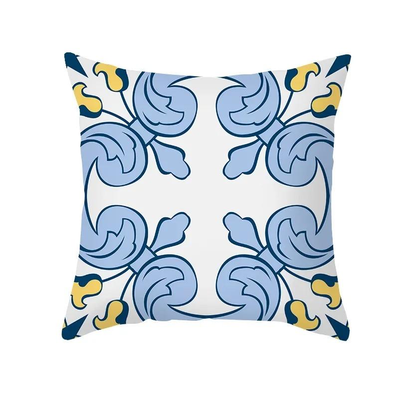 Home Decor Exquisite Patterned Decorative Throw Pillow Covers Pattern Cushion Cover Suitable For Sofa Bedroom Car Pillow Cover