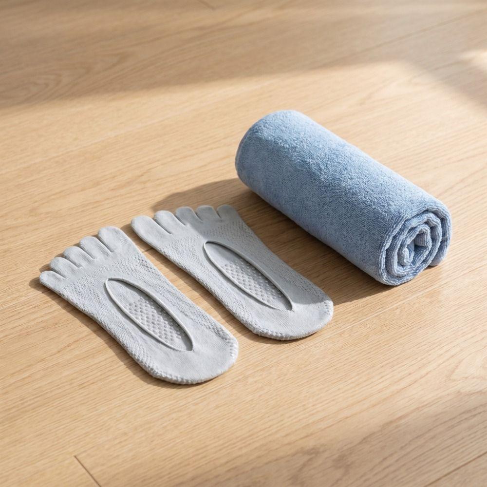 Non-Slip Five Toe Socks Breathable Invisible Socks Thin Five Finger Socks Moisture Wicking