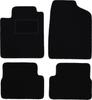 Czarne welurowe dywaniki podłogowe do: Nissan Micra K12 hatchback (2002-2010)