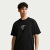 Nike T Shirts Men's Black Crew Neck Moderate