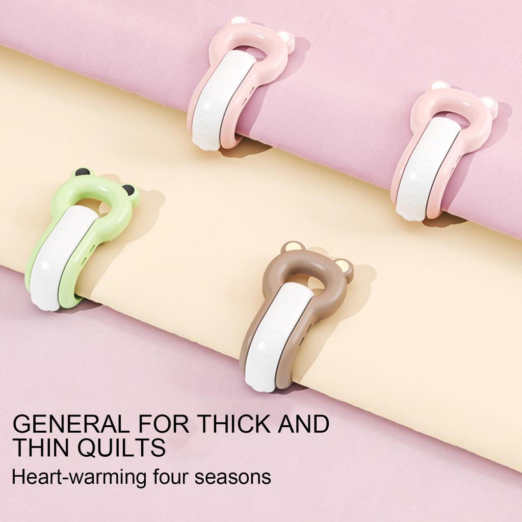 Reusable Quilt Fixing Clip Needle-free Safe Escape-proof Quilt Household Quilt Cover Corner Clamp Bed Sheet Clips Sheets Holder