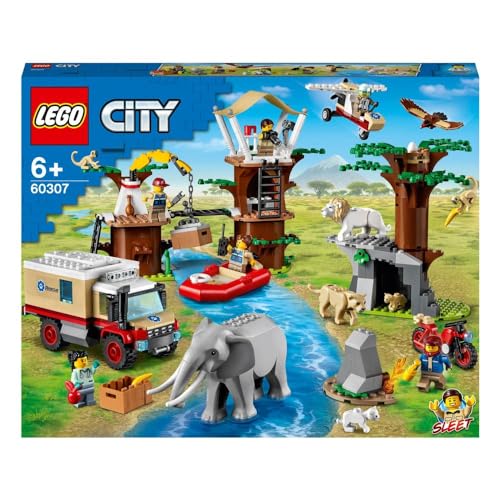 LEGO City Animal Rescue Base 60307 Toy Animal Animal Boys Girls Ages 6+
