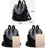 Fashion letter women's anti-theft backpack high quality PU leather female shoulder bag waterproof female bag girl