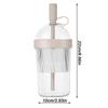 Tazza da Caffè Riutilizzabile 17oz Tumbler per Bevande Fredde con Coperchio e Cannuccia per Donne Uomini Viaggiatori Studenti Casa Ufficio Palestra Spiaggia Picnic Campeggio
