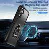 For Samsung Galaxy A25 5G (Global) (161.0 x 76.5 x 8.3mm) Case Military Grade Ring Kickstand PC+TPU Phone Cover