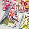 A7 Notebook Magic Buckle Coil Book High Value Small Book Cartoon Cute Internet