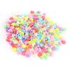300Pcs Crown Beads Plastic Colorful Perforated Pendant Decoration Jewelry Making Supplies