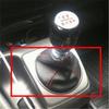 Universal Leather Shifter AT MT Car Shift Knob Shifter Gear Knob Gaiter Boot Cover For Ford Galaxy Mondeo 3 4 S-max C-max Honda
