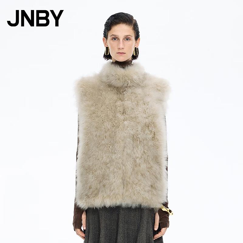 

Женский жилет без рукавов JNBY из натурального меха со стойкой XS