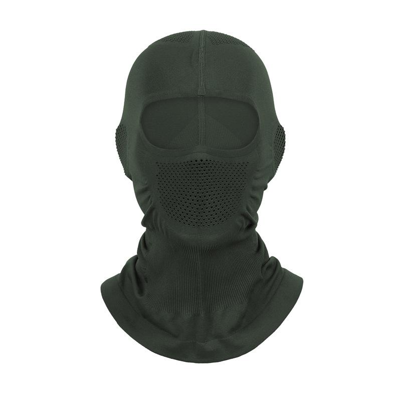 All Seasons Knitted Unisex Outdoor Sports Face Neck Balaclavas Sun Protection Motorcycle Neck Scarf Thin Breathable Ski Mask
