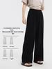 Yulu Women's Linen Straight-Leg Summer Pants - Loose, Breathable, Slimming, Versatile, and Casual Long Pants