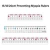 Preventing Myopia Ruler Transparent Straight Rulers Creative Scale Ruler  School Office