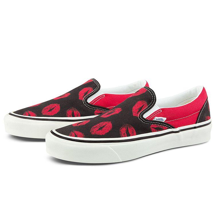 Vans Classic Slip-On 98 DX Anaheim Factory - Unisex tenisky Hotlips Black Og-Black Og-Hotlips VN0A3JEX45T