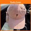 Korean Style Number 7 Embroidery Curved Brim Baseball Hat With Adjustable Fit For Casual Outdoor Wear