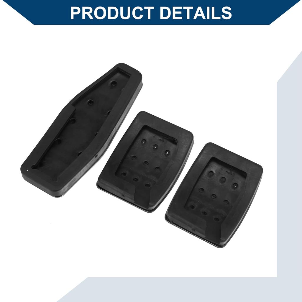 Hihaha Clutch Brake Gas Axle Pedal Cover Kit for Suzuki Jimny JB64W Sierra JB74W