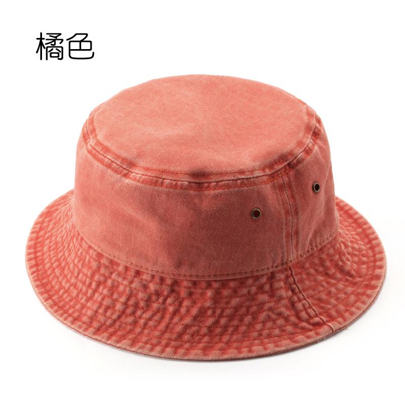Bucket Hat Cotton Washed Denim Basin Hat Sun Protection Sunshade Sports Leisure Versatile Couple Sun Hat