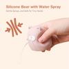 Bear Mold Free Silicone Bath Toys Baby Bath Toys 6-12 Months Toddlers 1-3 Non Toxic Infant Bathtub Toy Water Toys Pool Toy