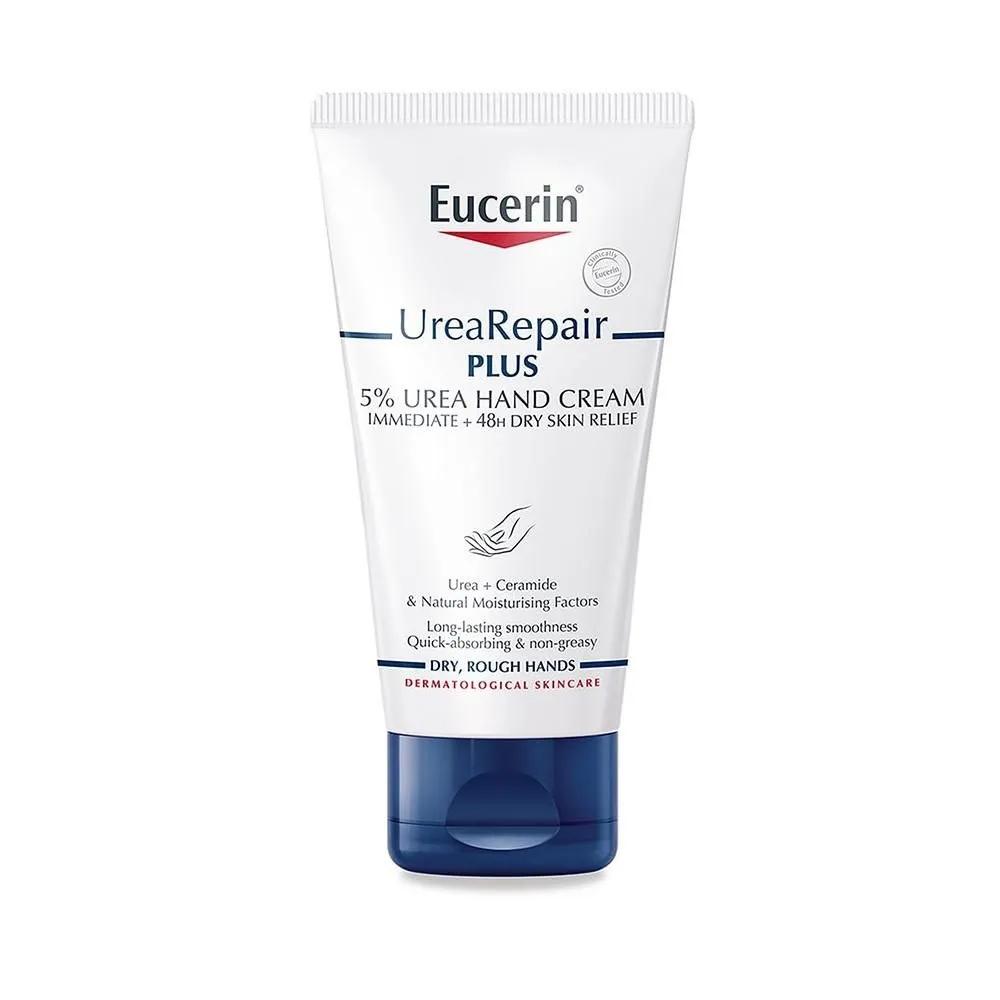Eucerin Крем для рук с 5% мочевиной 75 мл 1 упаковка Eucerin Интенсивный крем для рук для сухой кожи - 5% мочевины 75 мл